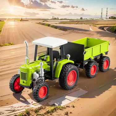 Diecast Vintage Tractor Model With Light & Sound